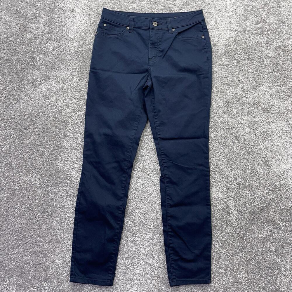 Prana Jeans Womens 4 Short Navy Blue Kayla Skinny Classic Slim Fit Outdoor